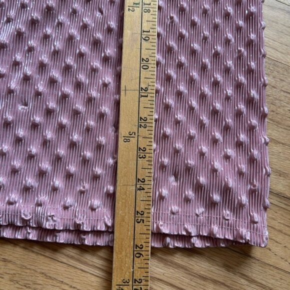 Vintage Brat Textured Bubble Ninety Sleeveless Top Size Large Barbie - Picture 7 of 7